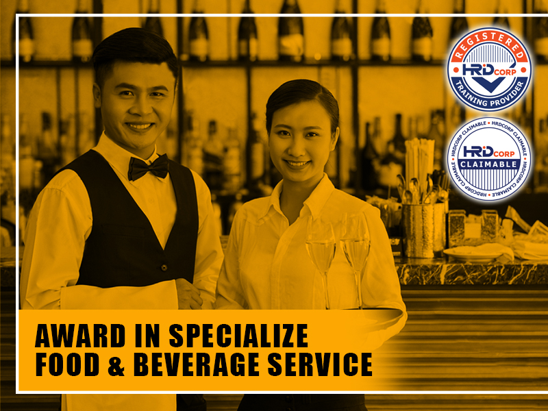 award in specialize food and beverage service