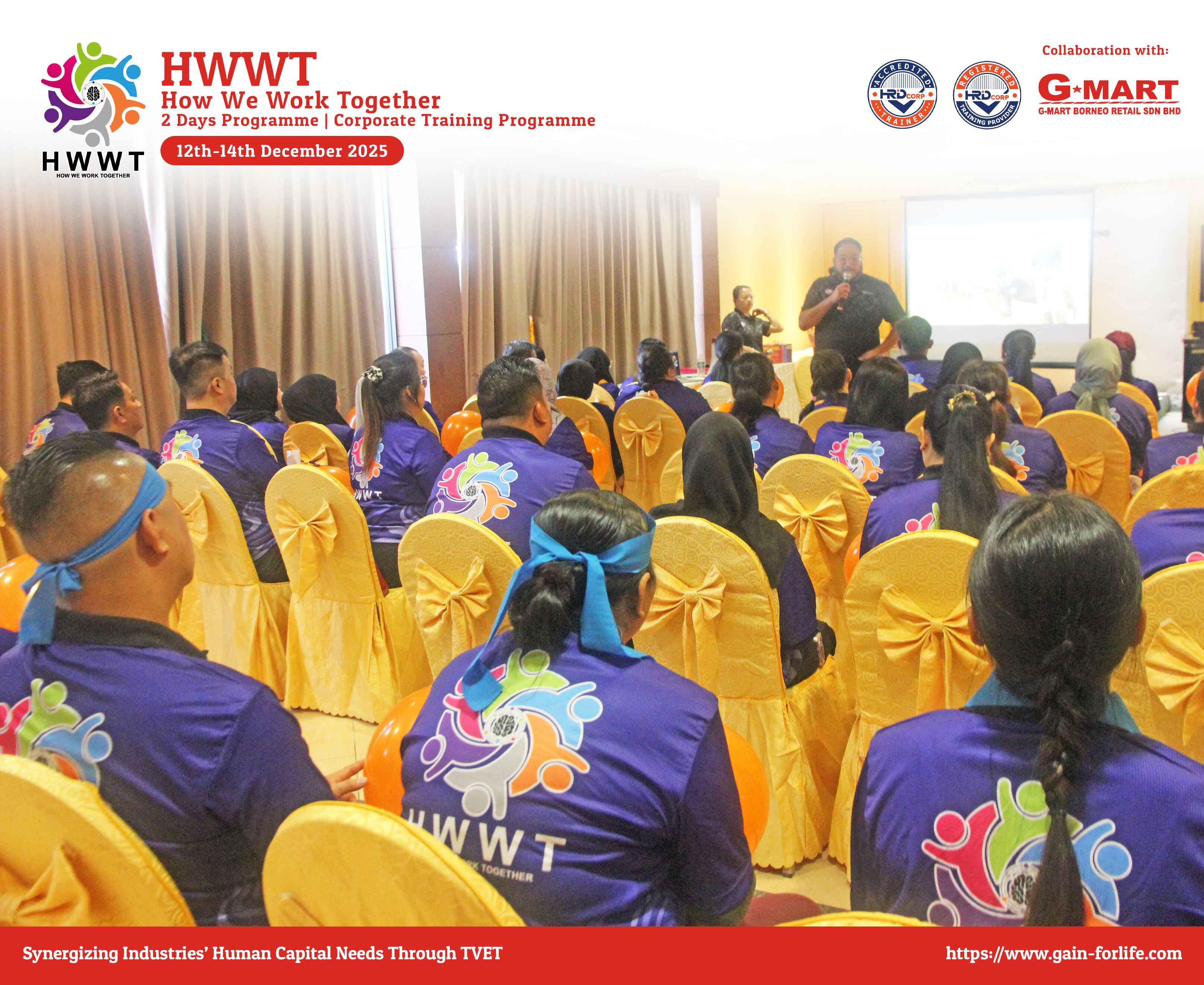 Kursus 'How We Work Together' - HWWT bersama Jabatan Pembangunan Kemahiran (JPK) Wilayah Sabah & W.P.Labuan
