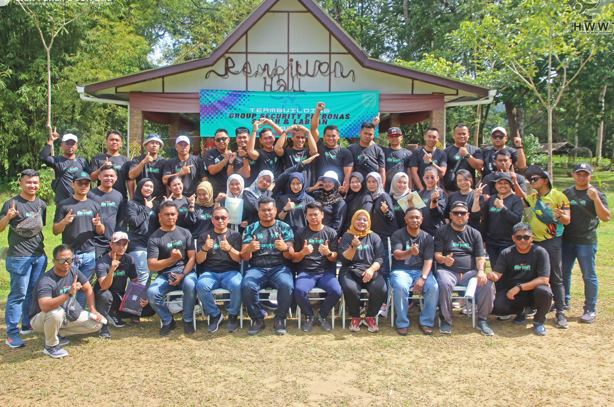 How We Work Together (HWWWT) - Team Building Petronas Security Group Batch 2