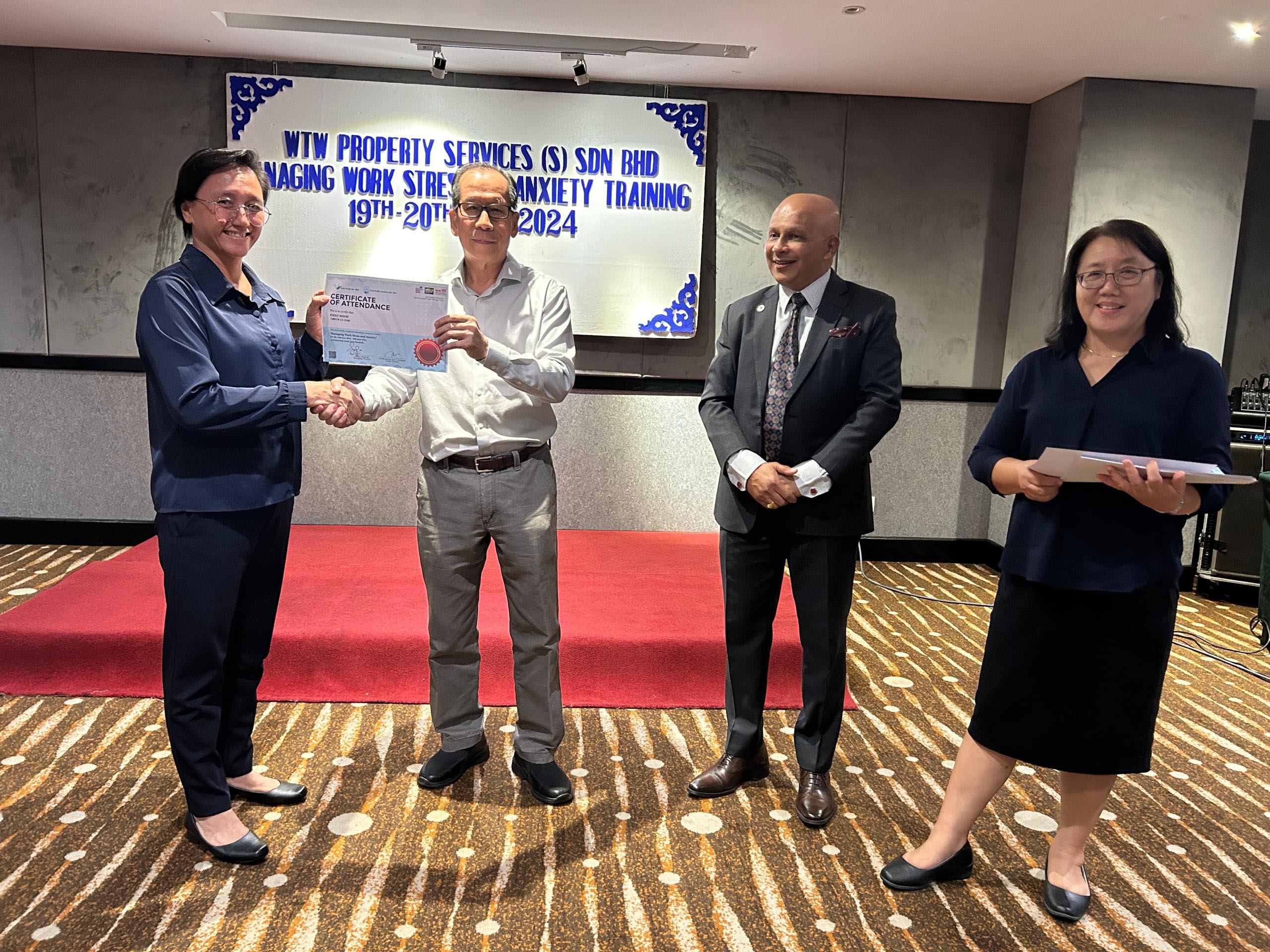 Kursus Stress Management -  WTW Property Services (Sabah) Sdn. Bhd. (Kumpulan 1)<