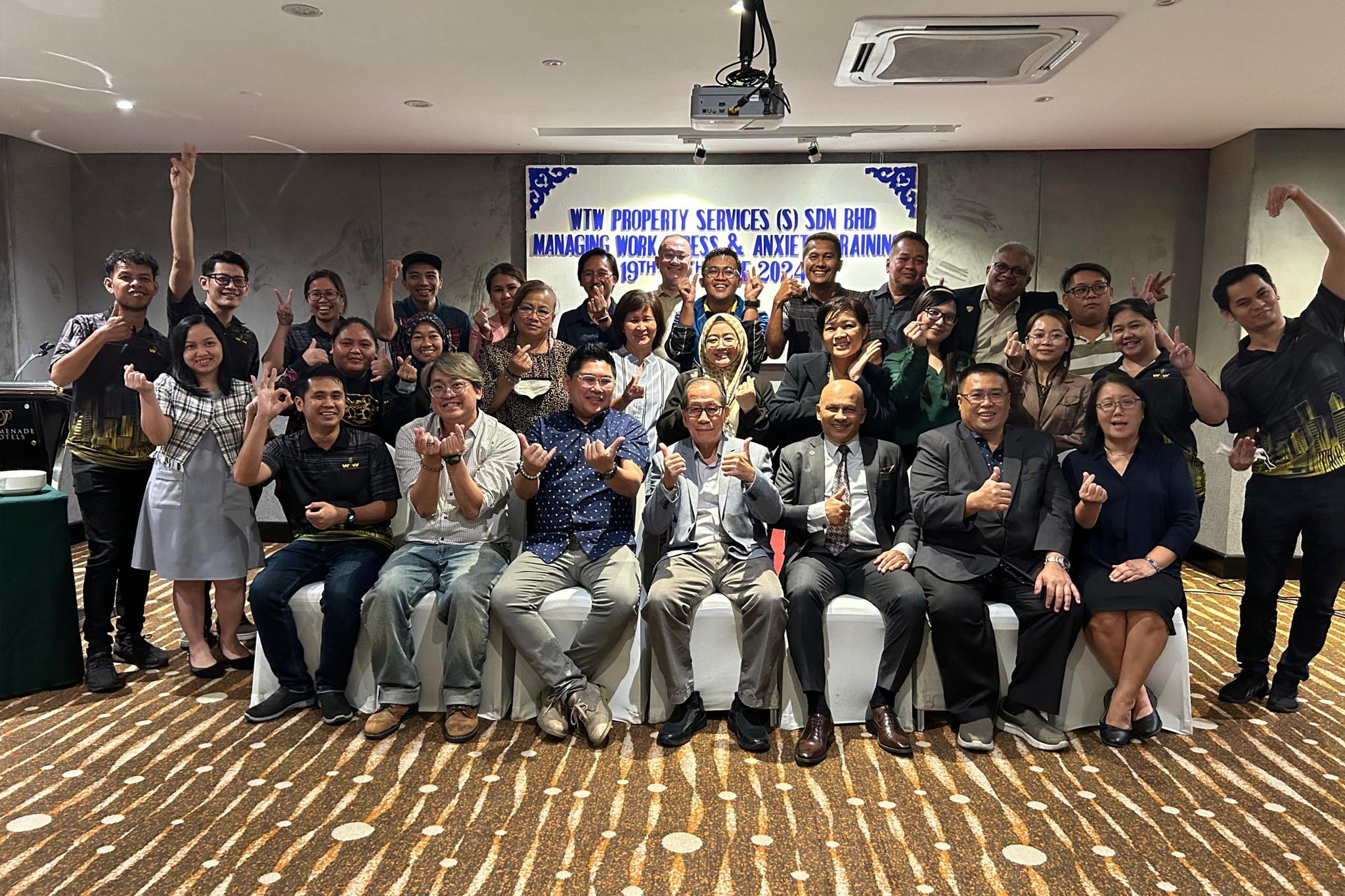 Kursus Stress Management WTW Property Services Sabah Sdn Bhd Kumpulan 1