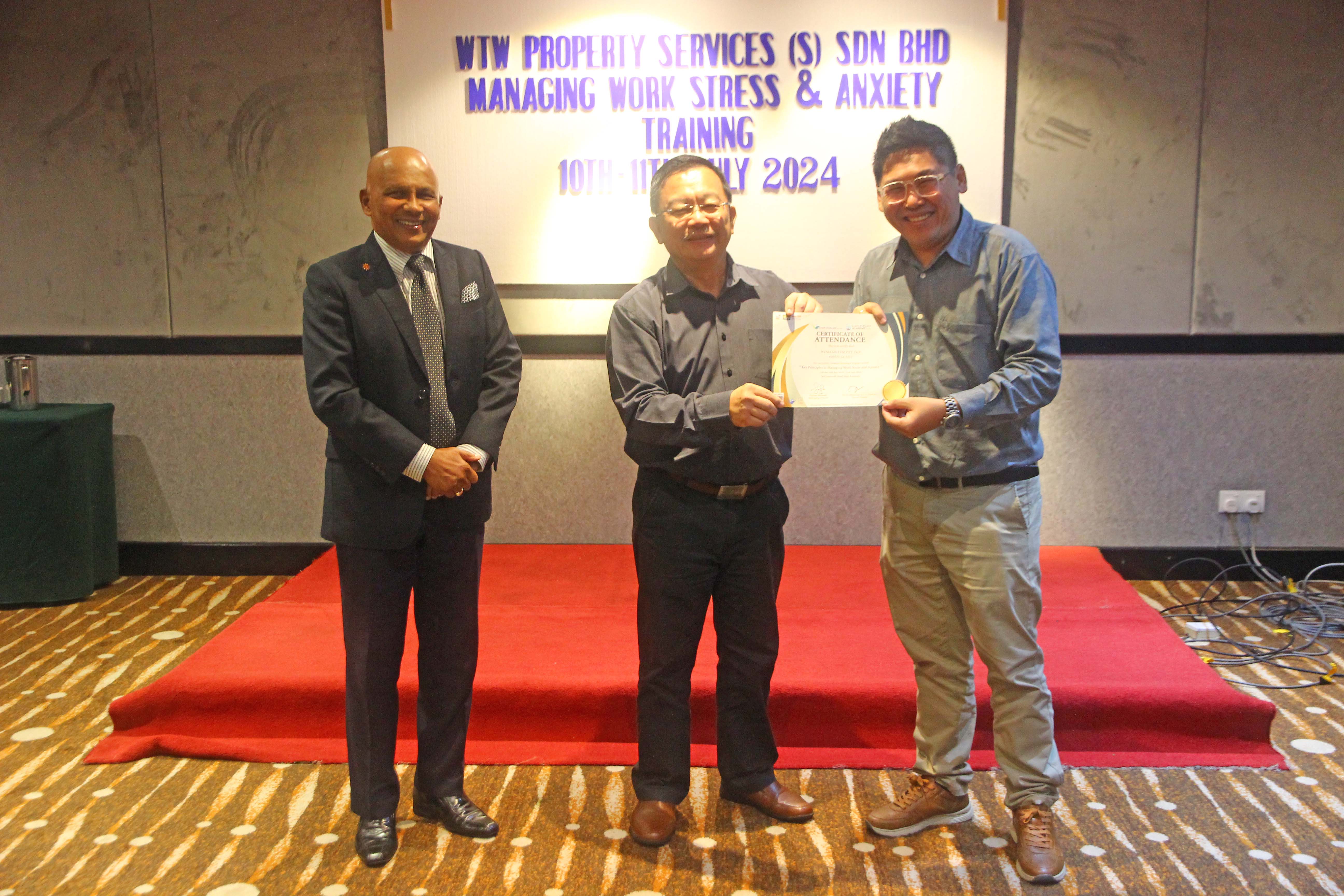 Kursus Stress Management -  WTW Property Services (Sabah) Sdn. Bhd. (Kumpulan 2)<