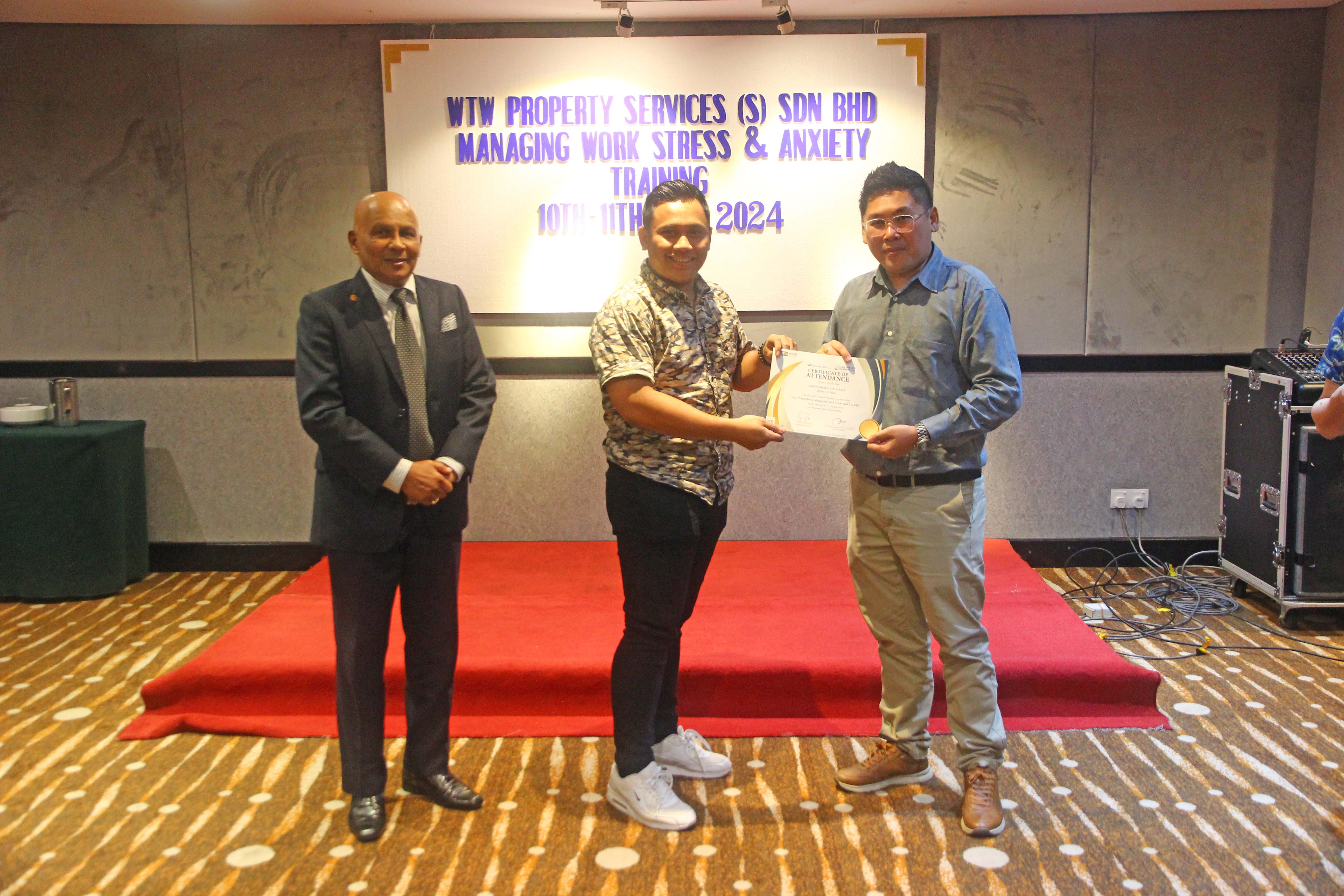 Kursus Stress Management -  WTW Property Services (Sabah) Sdn. Bhd. (Kumpulan 2)<