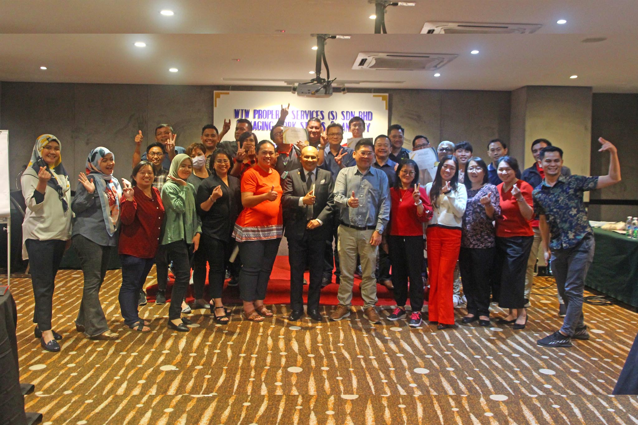 Kursus Stress Management WTW Property Services Sabah Sdn Bhd Kumpulan 2