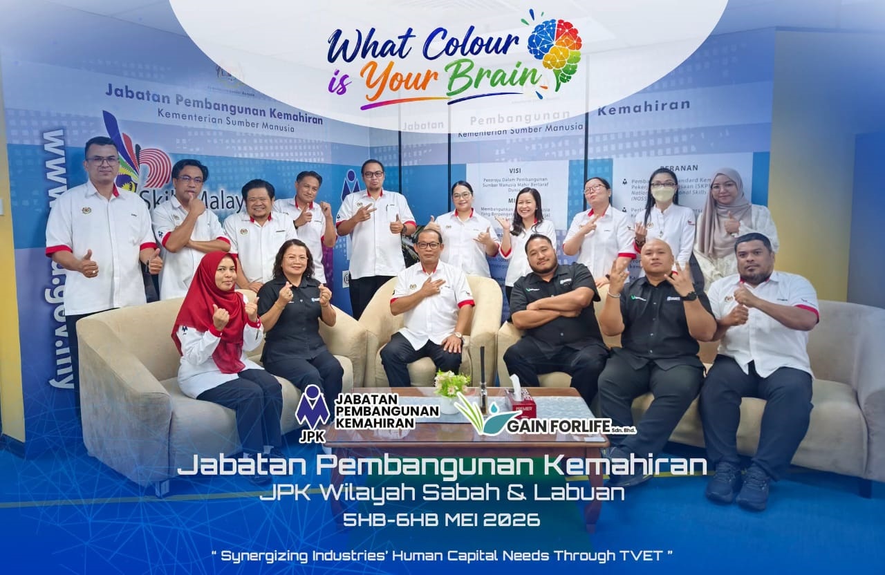 Kursus 'What Colour is Your Brain?' - JPK Wilayah Sabah & W.P.Labuan