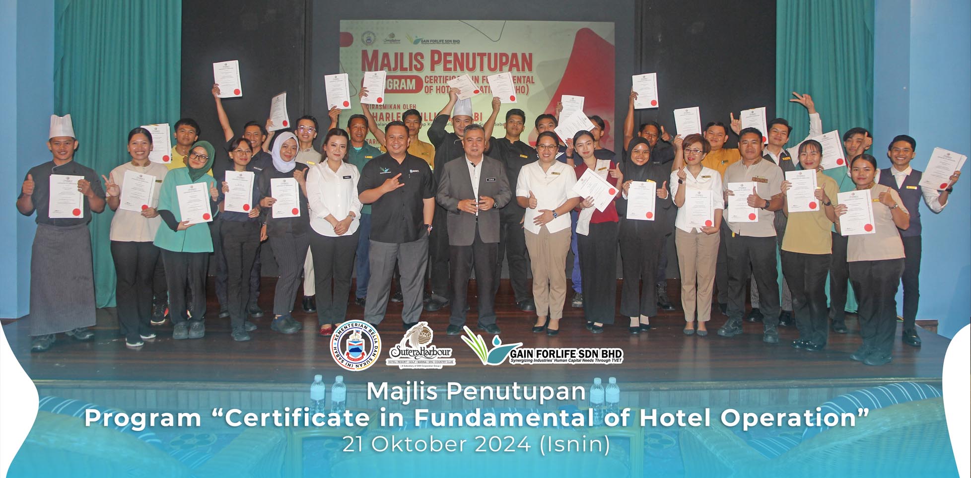 Majlis Penutupan Program Certificate in Fundamental of Hotel Operation (FOHO)