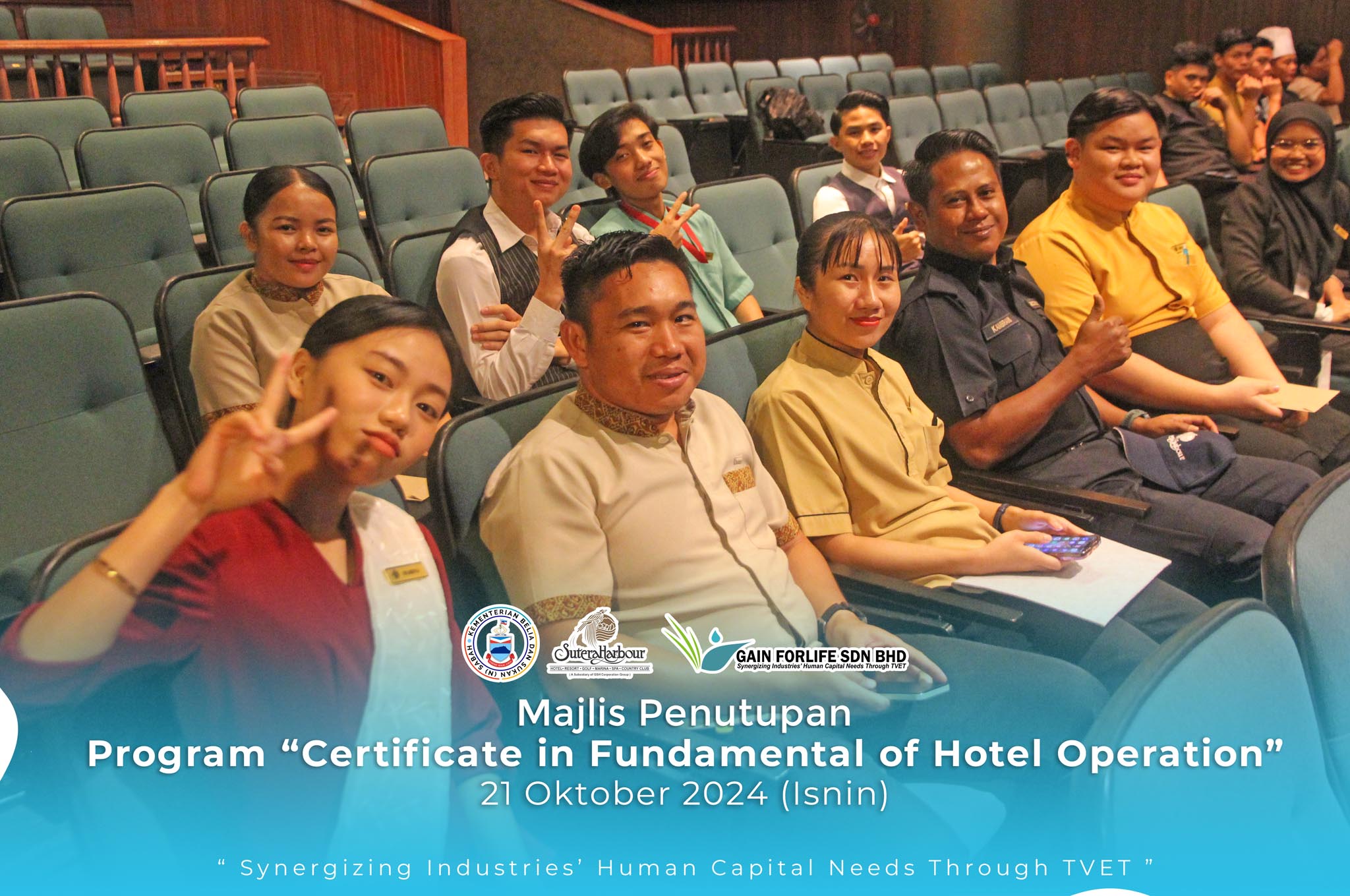 Majlis Penutupan Program Certificate in Fundamental of Hotel Operation (FOHO)
