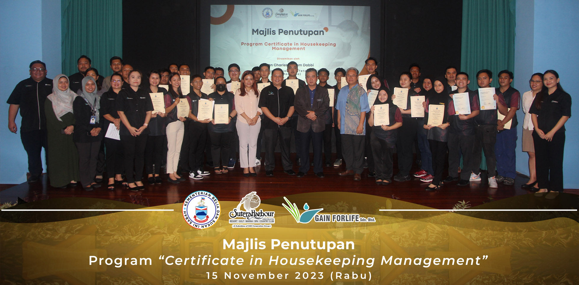 Majlis Penutupan Program Certificate in Housekeeping Management