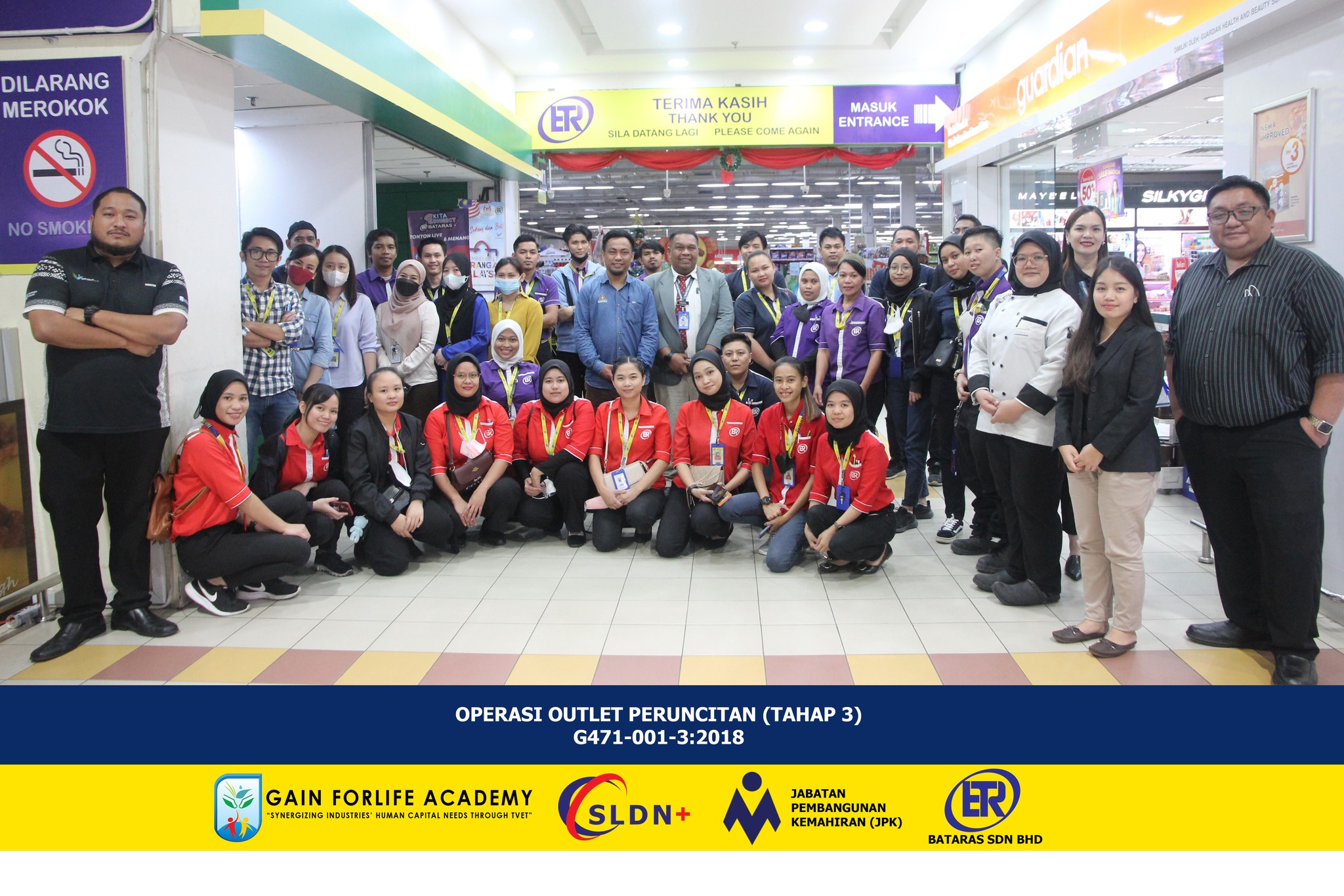 Penilaian Verifikasi Akhir Sldn Bataras Sdn Bhd Gain Forlife Academy- SKM Level 3 Operasi Outlet Peruncitan