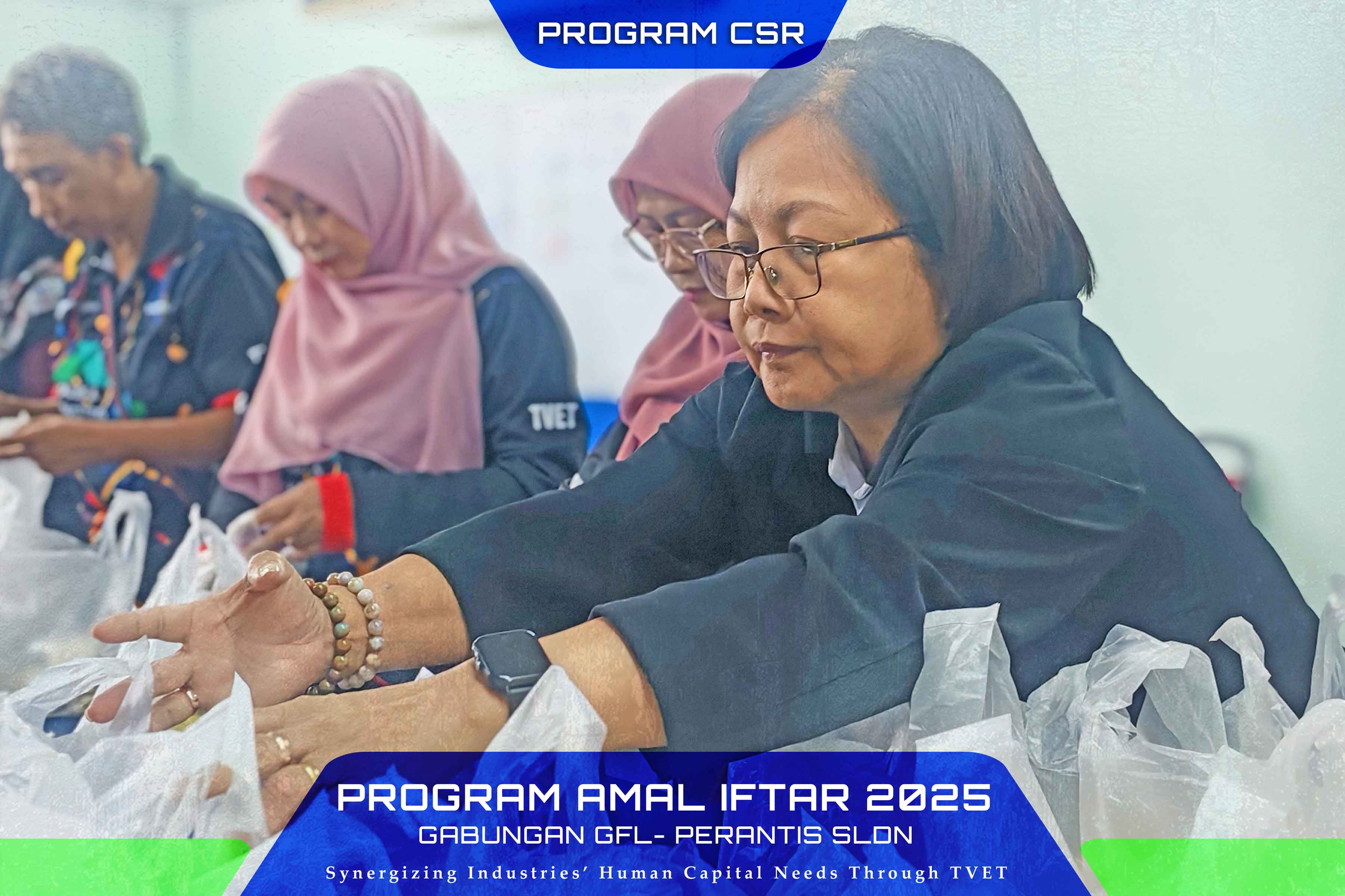 Program Amal Iftar 2025 GFL bersama dengan perantis SLDN