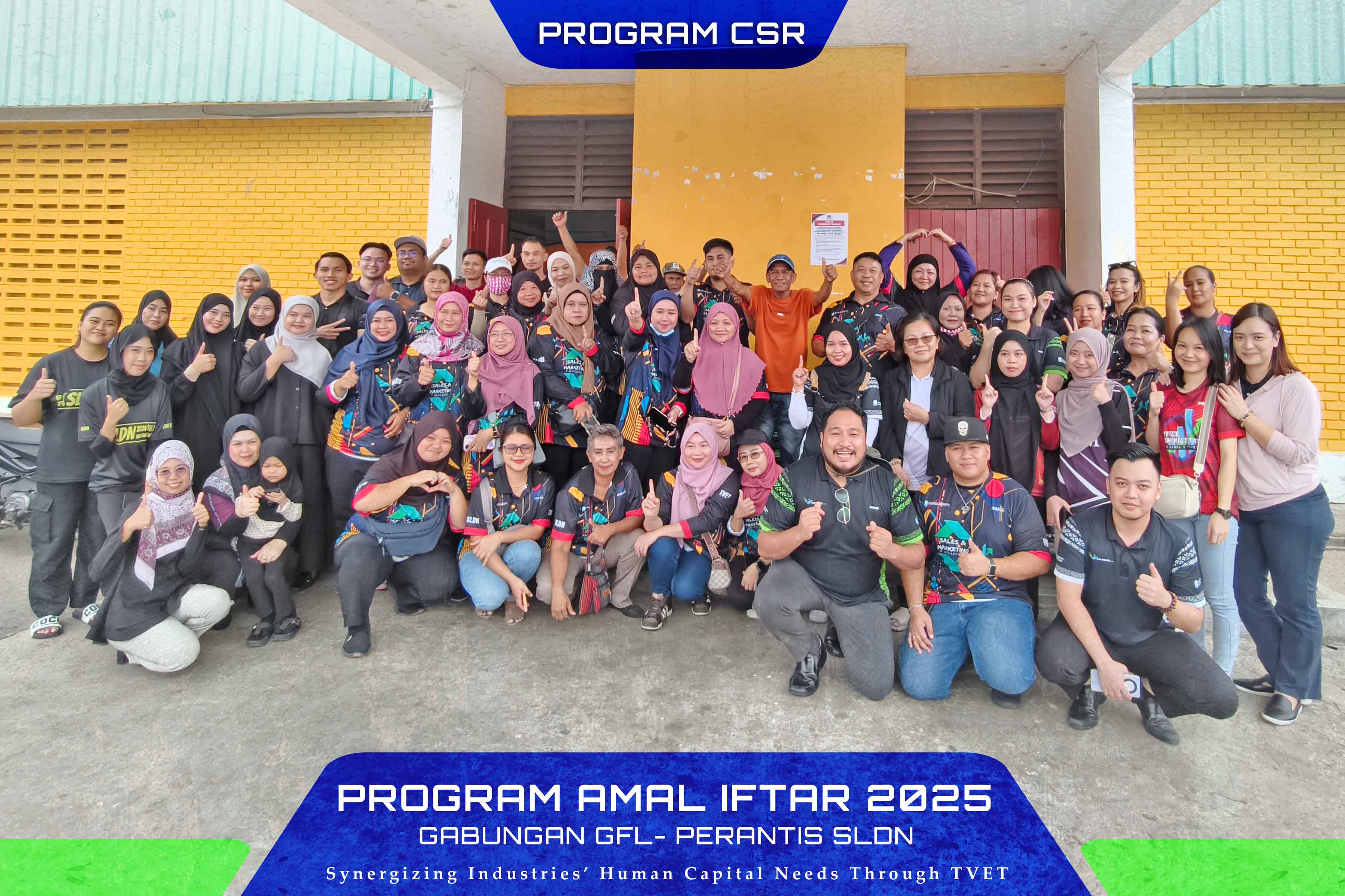 Program Amal Iftar 2025 GFL bersama dengan perantis SLDN