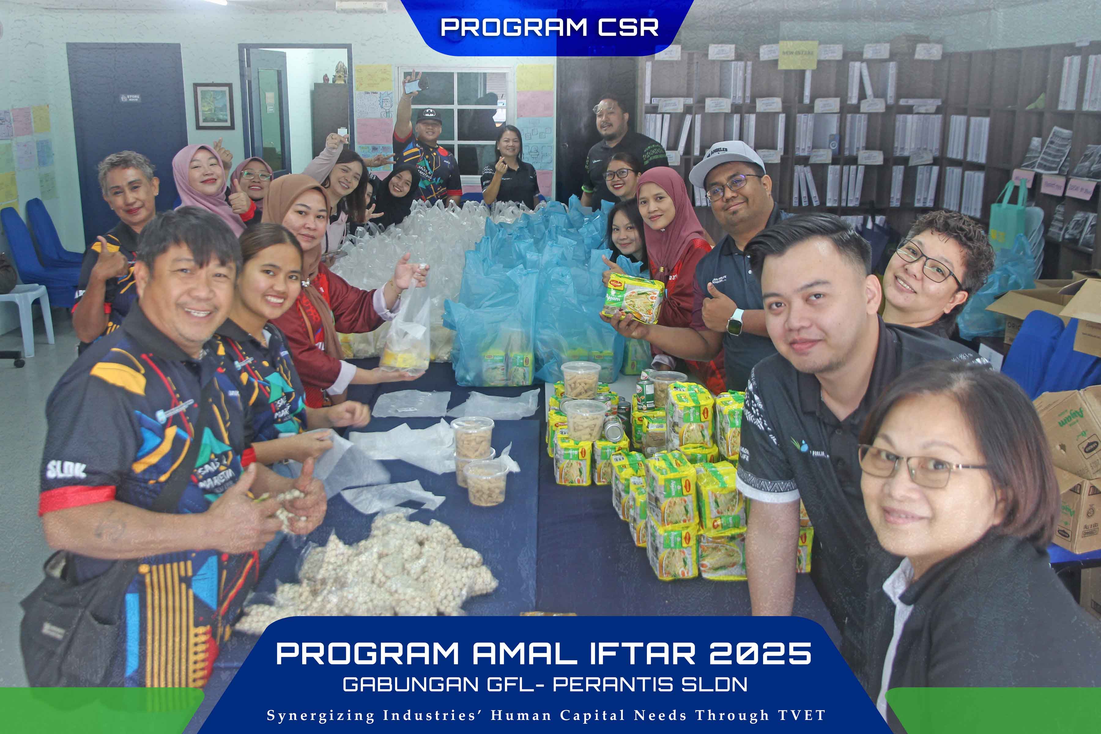 Program Amal Iftar 2025 GFL bersama dengan perantis SLDN