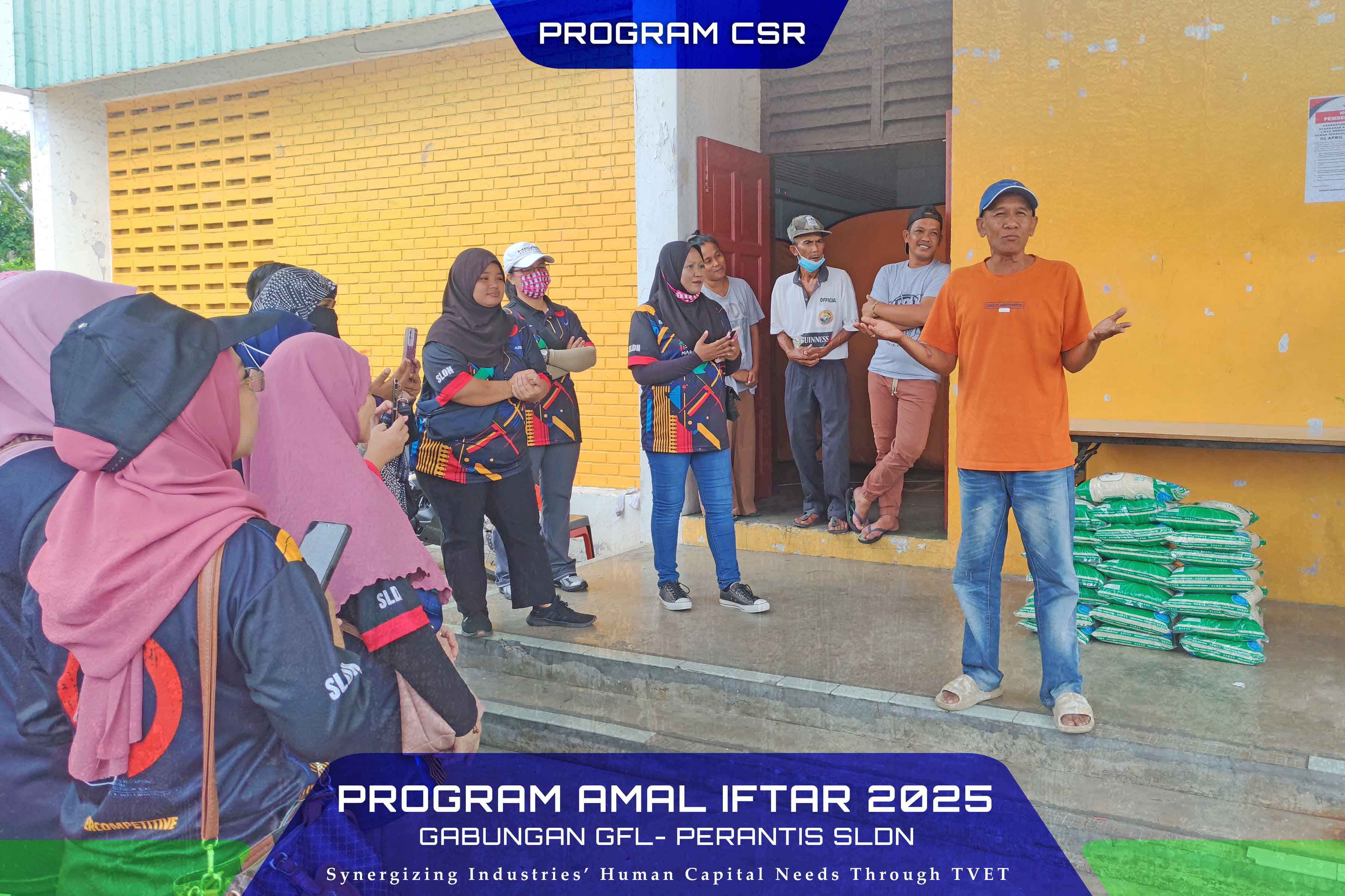 Program Amal Iftar 2025 GFL bersama dengan perantis SLDN