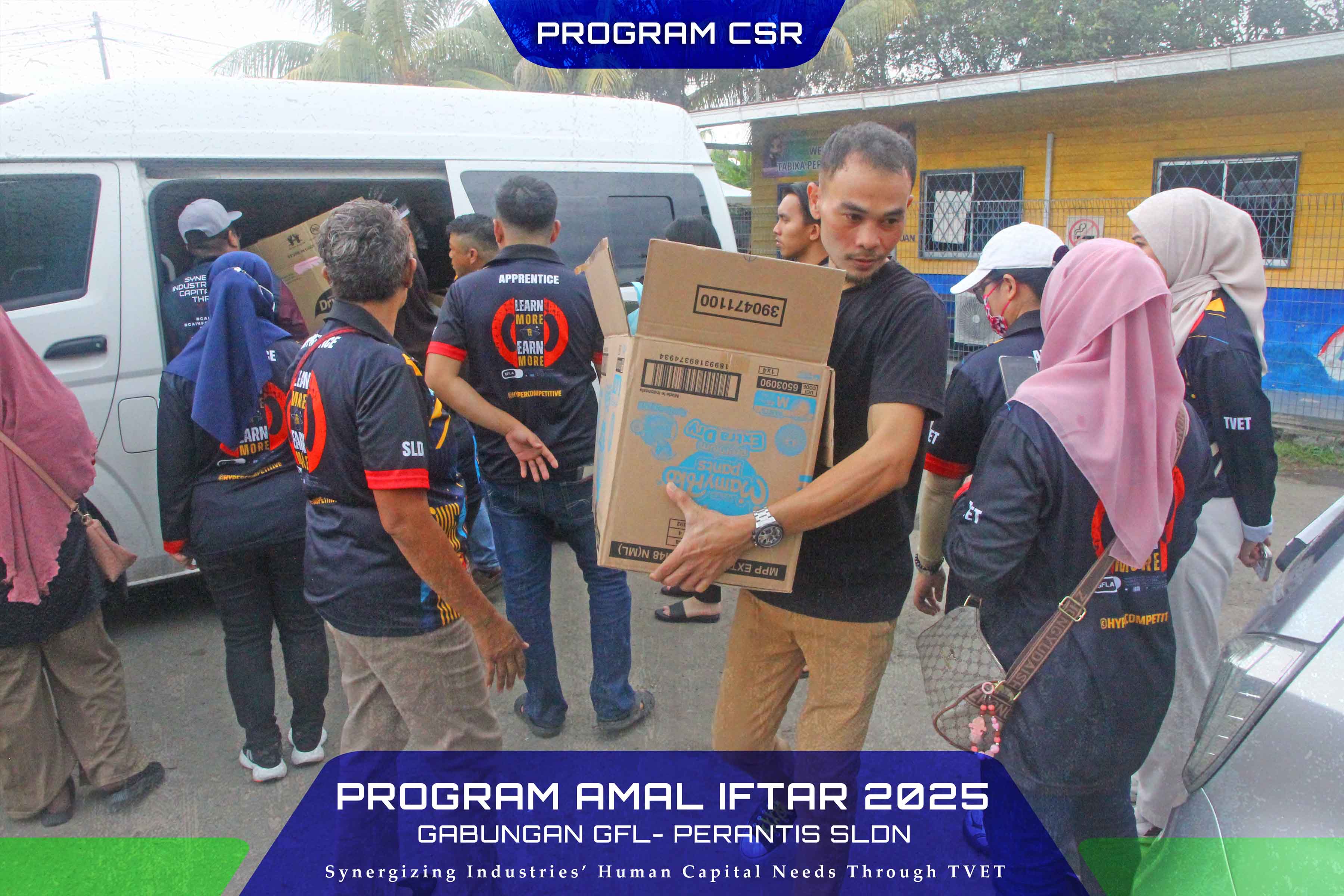 Program Amal Iftar 2025 GFL bersama dengan perantis SLDN